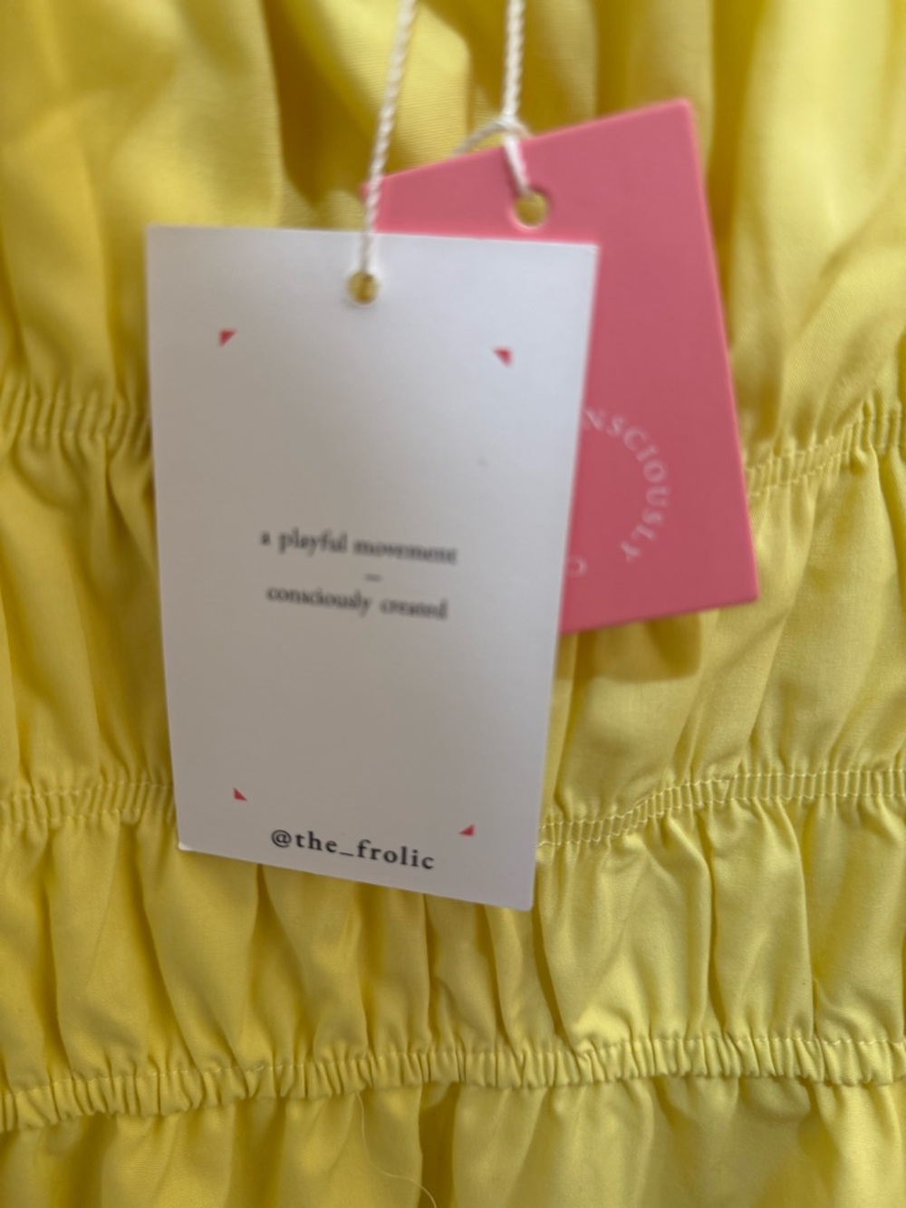 Anthropologie the frolic Yellow Puff-Sleeve Mini Dress - The Jolie - Picture 5 of 6